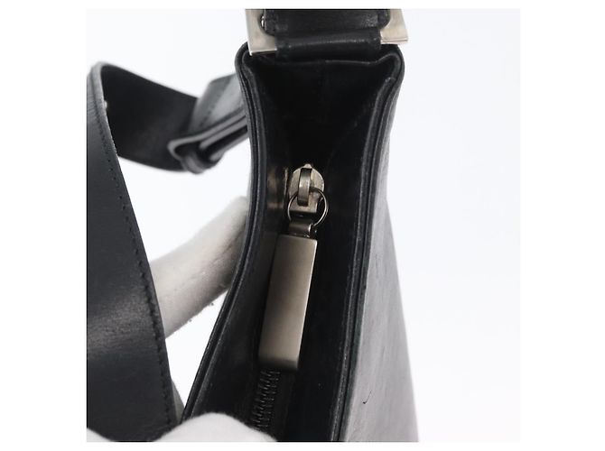 Borsa a Spalla Vala in Pelle Nera Salvatore Ferragamo Auth 174573 Nero - vista 15