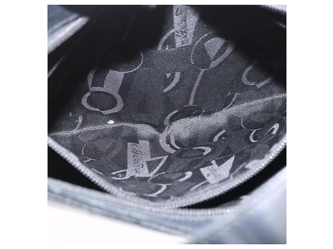 Borsa a Spalla Vala in Pelle Nera Salvatore Ferragamo Auth 174573 Nero - vista 21