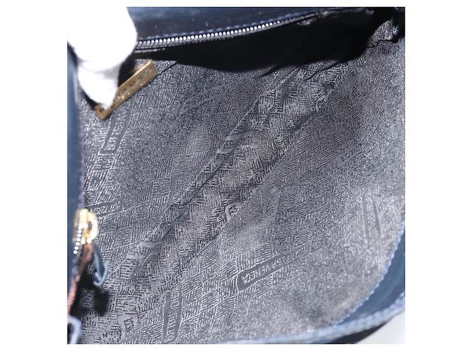 BOTTEGA VENETA Borsa a Spalla Pelle Nera Oro Auth 173710 Nero D'oro - vista 11