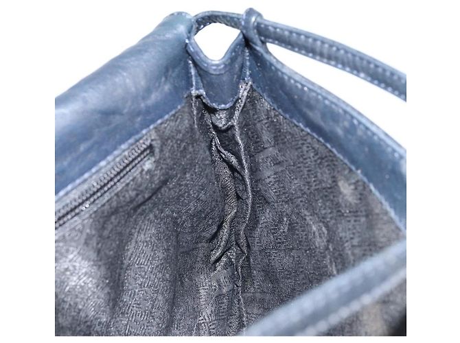 BOTTEGA VENETA Borsa a Spalla Pelle Nera Oro Auth 173710 Nero D'oro - vista 19
