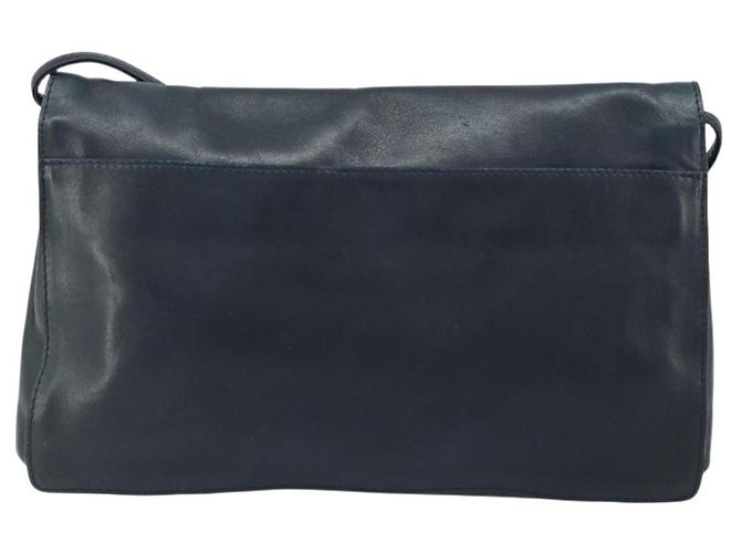 BOTTEGA VENETA Borsa a Spalla Pelle Nera Oro Auth 173710 Nero D'oro - vista 2