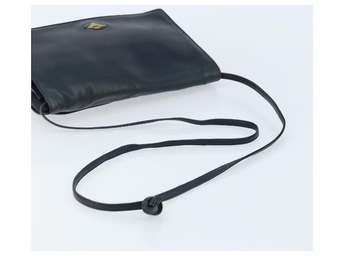 BOTTEGA VENETA Borsa a Spalla Pelle Nera Oro Auth 173710 Nero D'oro - vista 7