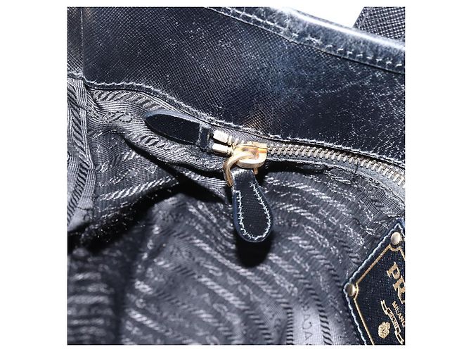 Borsa Tote PRADA Nylon 2way Nera Oro Auth ARZ275 Nero D'oro - vista 23