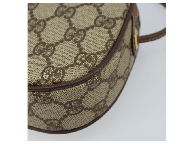 Borsa Sherry Line GG Supreme Web di GUCCI in PVC beige 007 58 6112 4002 Auth 173387 - vista 10