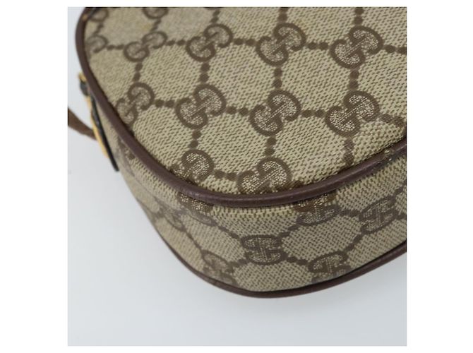 Borsa Sherry Line GG Supreme Web di GUCCI in PVC beige 007 58 6112 4002 Auth 173387 - vista 11