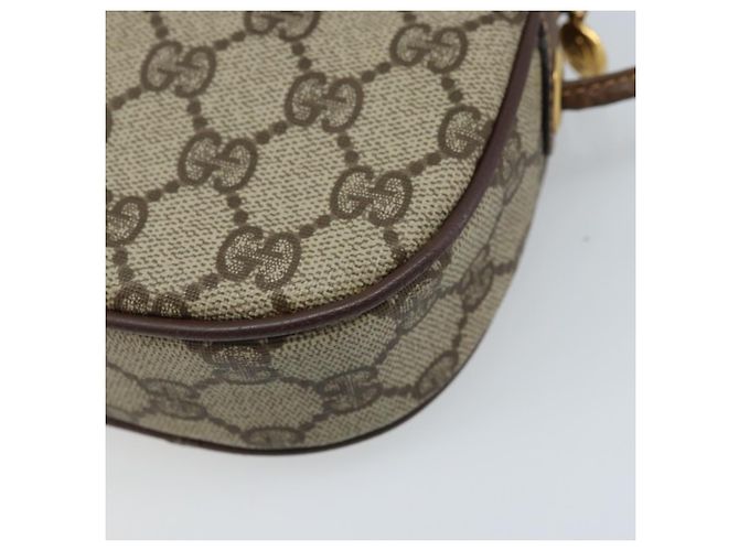 Borsa Sherry Line GG Supreme Web di GUCCI in PVC beige 007 58 6112 4002 Auth 173387 - vista 12