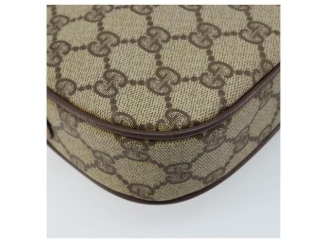 Borsa Sherry Line GG Supreme Web di GUCCI in PVC beige 007 58 6112 4002 Auth 173387 - vista 13