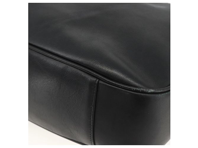 Borsa a Spalla in Pelle Gucci Bamboo 2way Nera Oro 001 1577 Auth BA11229 Nero D'oro - vista 14