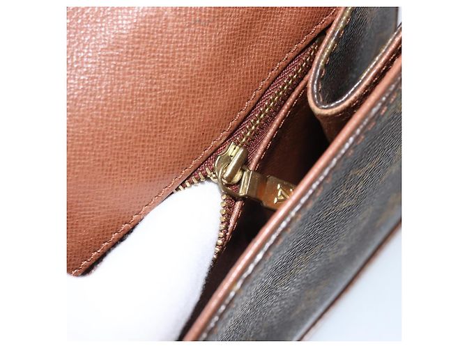 LOUIS VUITTON Pochette Damier Monogram GM Borsa Clutch M51810 LV Auth 174449 Monogramma - vista 10