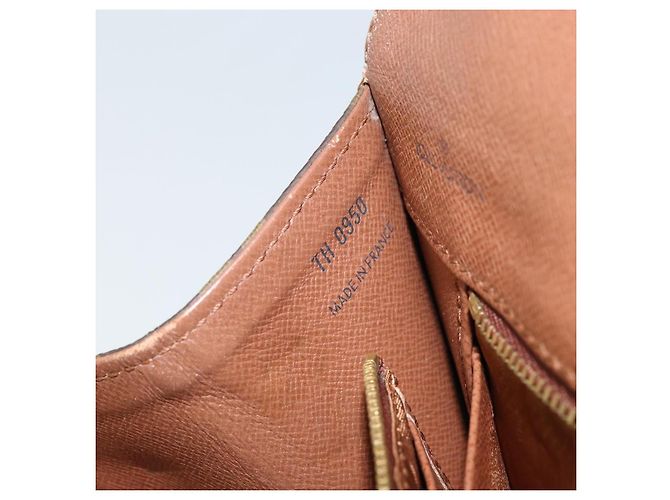 LOUIS VUITTON Pochette Damier Monogram GM Borsa Clutch M51810 LV Auth 174449 Monogramma - vista 12