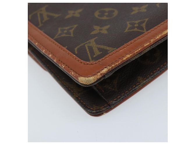 LOUIS VUITTON Pochette Damier Monogram GM Borsa Clutch M51810 LV Auth 174449 Monogramma - vista 16