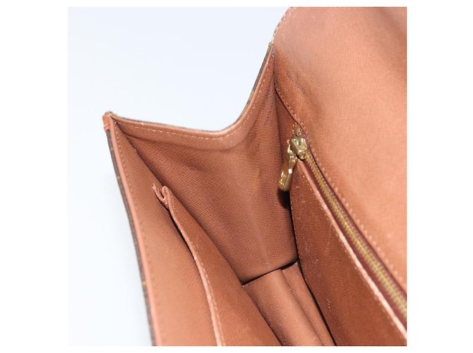 LOUIS VUITTON Pochette Damier Monogram GM Borsa Clutch M51810 LV Auth 174449 Monogramma - vista 19