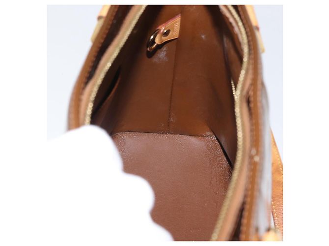LOUIS VUITTON Borsa a Mano Houston Monogram Vernis Bronzo M91122 LV Auth ARZ080 - vista 20