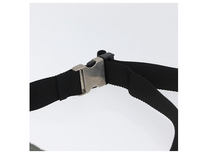 Borsa a corpo PRADA in nylon verde argento Auth ARZ294 - vista 14