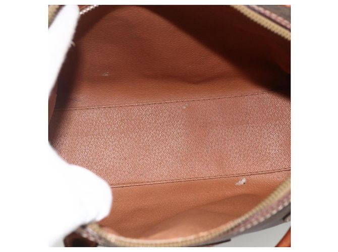 Céline Borsa a mano in tela Macadam CELINE in pelle PVC marrone oro Auth BSZ166 D'oro - vista 15