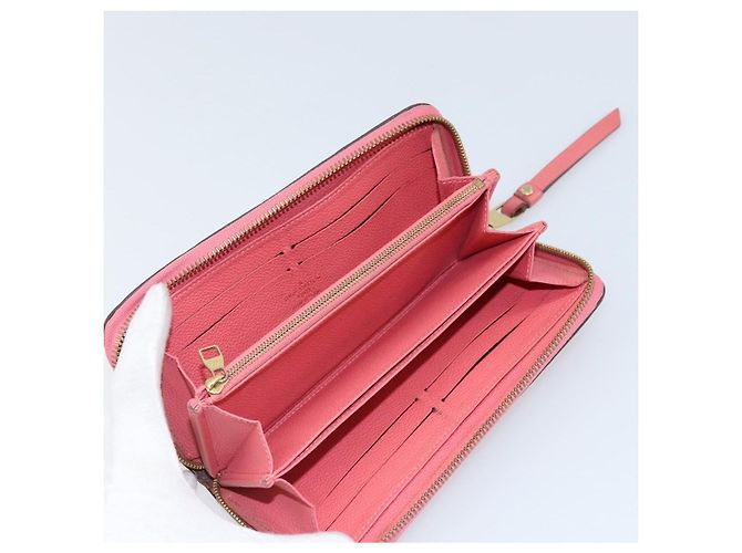 PORTAFOGLIO ZIPPY MONOGRAM EMPREINTE LOUIS VUITTON Rosa M64090 LV Auth bs33860 - vista 10
