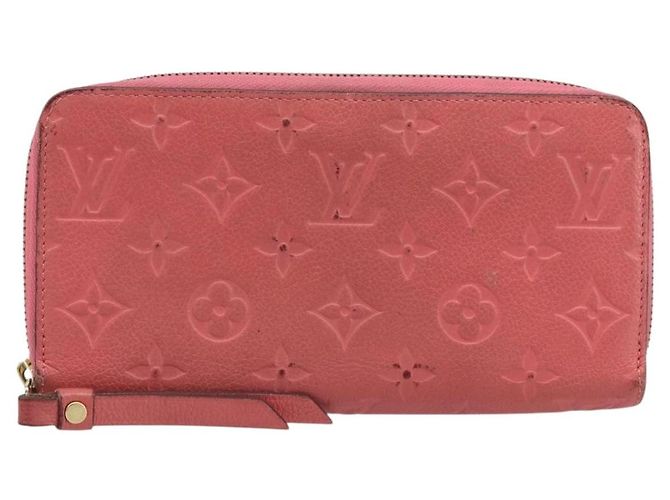 PORTAFOGLIO ZIPPY MONOGRAM EMPREINTE LOUIS VUITTON Rosa M64090 LV Auth bs33860 - vista 13