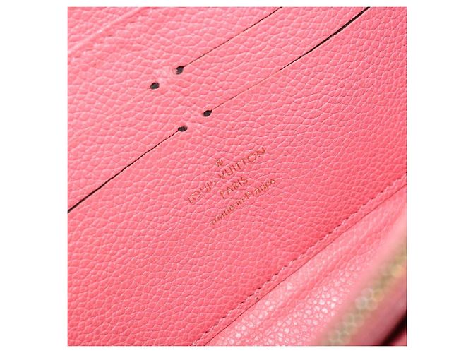 PORTAFOGLIO ZIPPY MONOGRAM EMPREINTE LOUIS VUITTON Rosa M64090 LV Auth bs33860 - vista 17
