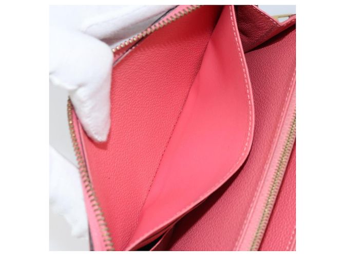 PORTAFOGLIO ZIPPY MONOGRAM EMPREINTE LOUIS VUITTON Rosa M64090 LV Auth bs33860 - vista 18