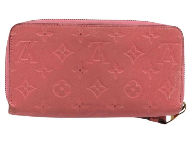 PORTAFOGLIO ZIPPY MONOGRAM EMPREINTE LOUIS VUITTON Rosa M64090 LV Auth bs33860 - vista 2