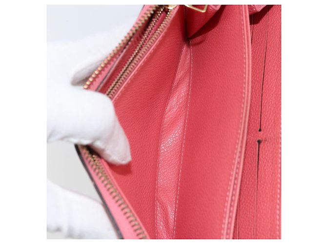 PORTAFOGLIO ZIPPY MONOGRAM EMPREINTE LOUIS VUITTON Rosa M64090 LV Auth bs33860 - vista 21