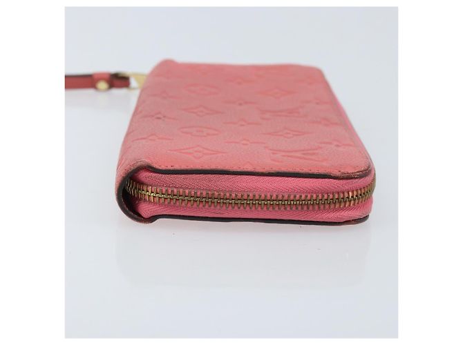 PORTAFOGLIO ZIPPY MONOGRAM EMPREINTE LOUIS VUITTON Rosa M64090 LV Auth bs33860 - vista 3
