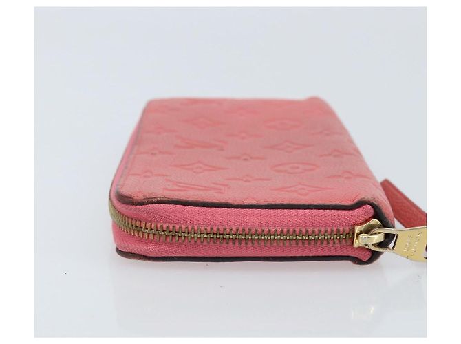 PORTAFOGLIO ZIPPY MONOGRAM EMPREINTE LOUIS VUITTON Rosa M64090 LV Auth bs33860 - vista 4