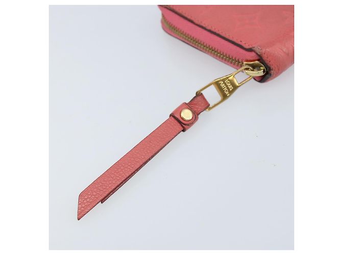 PORTAFOGLIO ZIPPY MONOGRAM EMPREINTE LOUIS VUITTON Rosa M64090 LV Auth bs33860 - vista 8