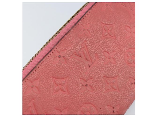 PORTAFOGLIO ZIPPY MONOGRAM EMPREINTE LOUIS VUITTON Rosa M64090 LV Auth bs33860 - vista 9