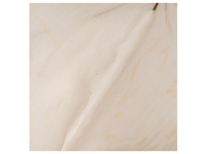 LOUIS VUITTON Borsa Plage Via Epi in Vinile Pelle Trasparente Bianca M92153 LV Auth bs33391 Bianco - vista 11