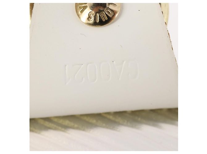 LOUIS VUITTON Borsa Plage Via Epi in Vinile Pelle Trasparente Bianca M92153 LV Auth bs33391 Bianco - vista 12