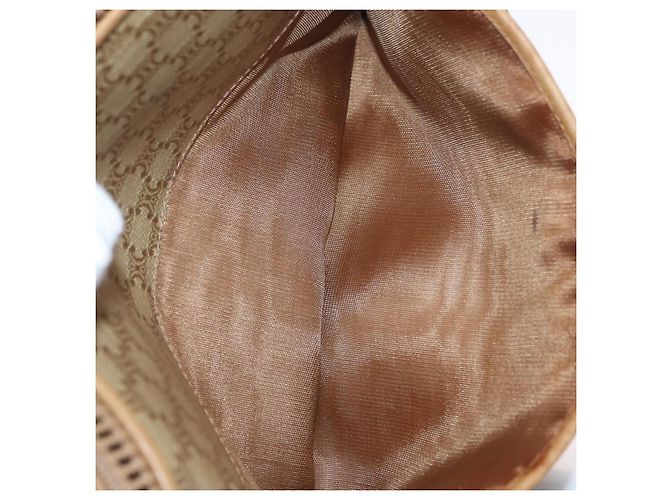 Céline Borsa a Spalla in Tela Macadam CELINE Beige Oro Auth bs33904 D'oro - vista 22