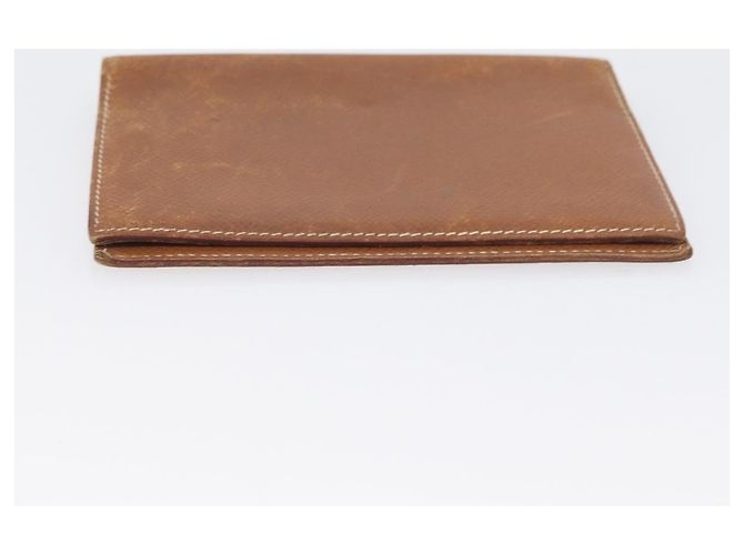 Hermès Portafoglio HERMES in pelle 2 pezzi marrone rosso Auth bs33891 - vista 14
