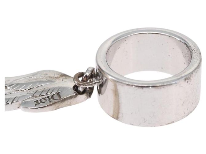 Christian Dior Ring aus Metall Silber Auth BA11378 - Ansicht 4