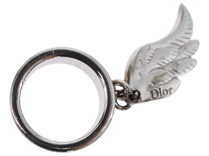 Christian Dior Ring aus Metall Silber Auth BA11378 - Ansicht 8