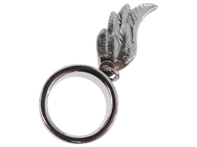 Christian Dior Ring aus Metall Silber Auth BA11378 - Ansicht 9