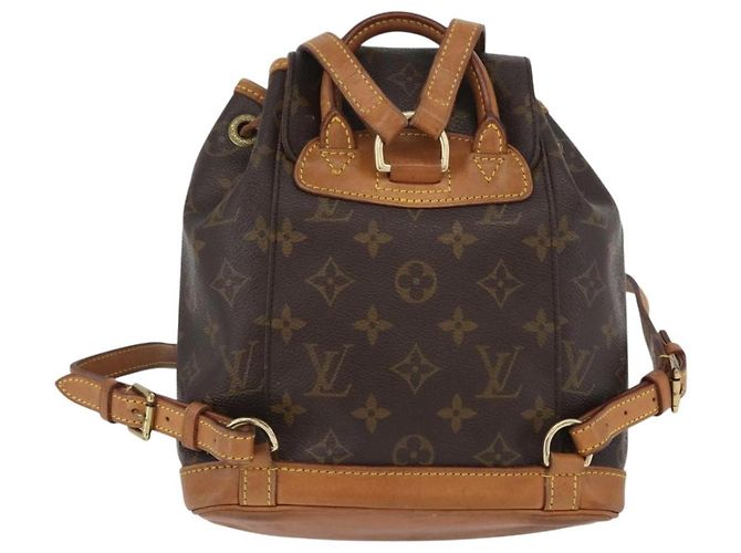 LOUIS VUITTON Monogram Montsouris PM Rucksack M51137 LV Auth ki6440 Monogramm - Ansicht 2