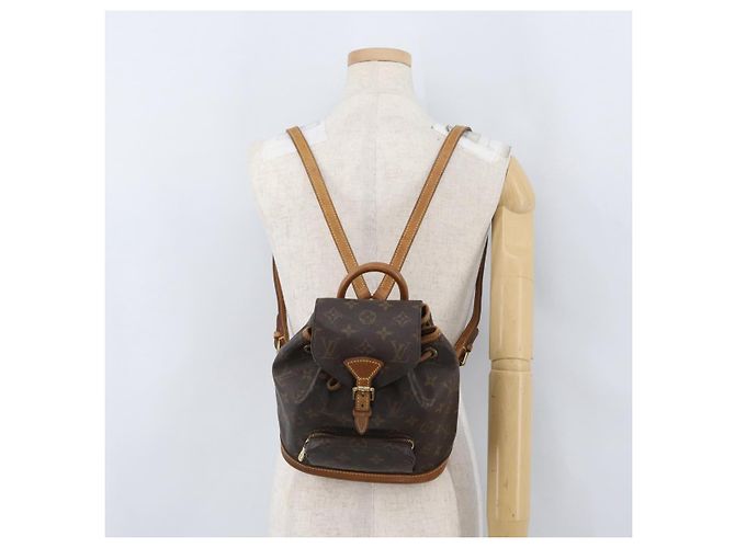 LOUIS VUITTON Monogram Montsouris PM Rucksack M51137 LV Auth ki6440 Monogramm - Ansicht 26