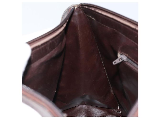 Borsa a mano in tela Zucca FENDI nera e marrone Auth ep13687 Nero - vista 21