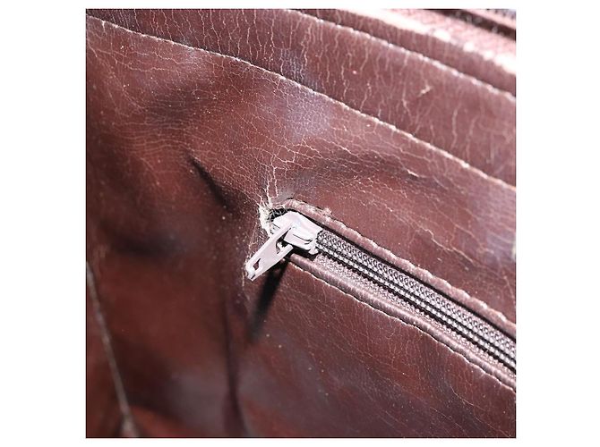 Borsa a mano in tela Zucca FENDI nera e marrone Auth ep13687 Nero - vista 22