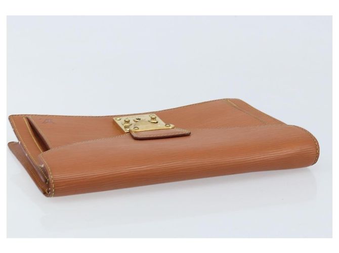 LOUIS VUITTON Borsa a Mano Dragonne Epi Serie Beige LV Auth ep13806 - vista 5