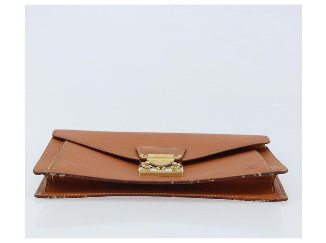 LOUIS VUITTON Borsa a Mano Dragonne Epi Serie Beige LV Auth ep13806 - vista 6