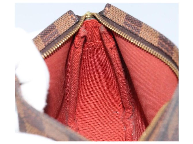 LOUIS VUITTON Make-up Tasche Damier Ebene N51982 LV Auth ep13748 - Ansicht 18