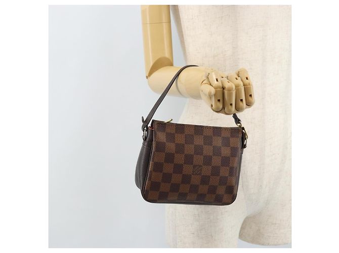 LOUIS VUITTON Make-up Tasche Damier Ebene N51982 LV Auth ep13748 - Ansicht 20