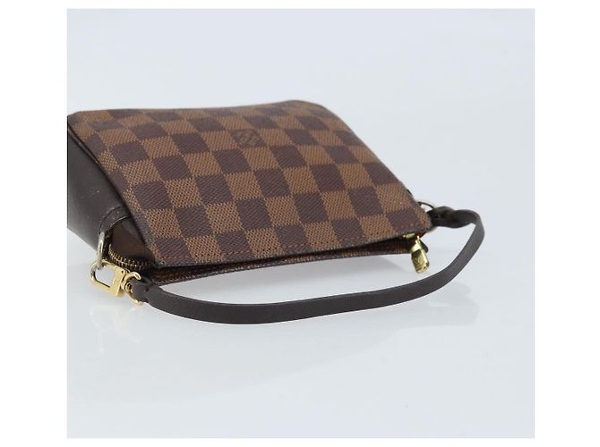 LOUIS VUITTON Make-up Tasche Damier Ebene N51982 LV Auth ep13748 - Ansicht 7