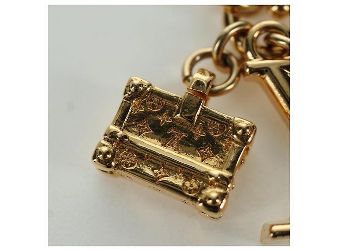 LOUIS VUITTON Micro Charm Petite Malle Charm Metall Gold M01567 LV Auth LNZ842M Golden - Ansicht 2