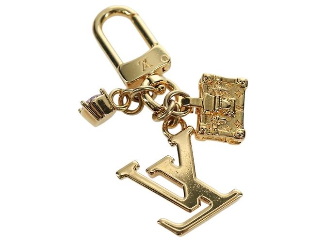 LOUIS VUITTON Micro Charm Petite Malle Charm Metall Gold M01567 LV Auth LNZ842M Golden - Ansicht 6