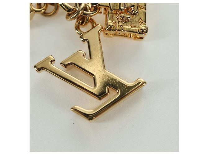 LOUIS VUITTON Micro Charm Petite Malle Charm Metall Gold M01567 LV Auth LNZ842M Golden - Ansicht 7