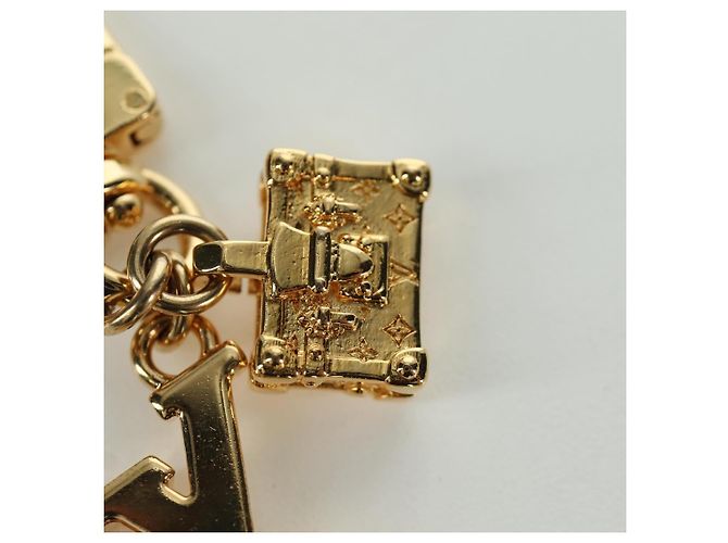 LOUIS VUITTON Micro Charm Petite Malle Charm Metall Gold M01567 LV Auth LNZ842M Golden - Ansicht 8