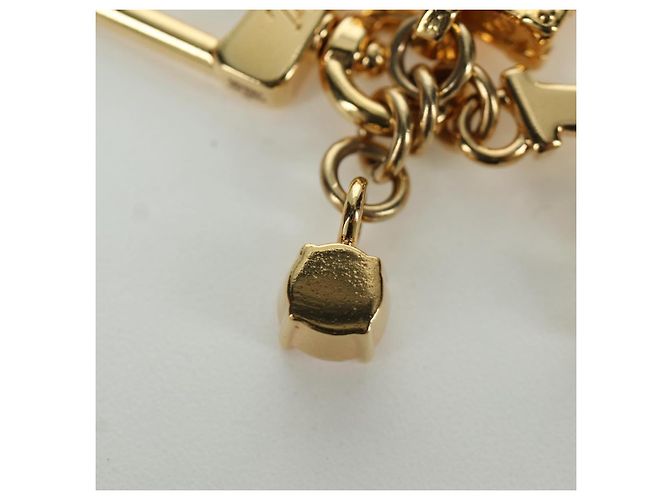 LOUIS VUITTON Micro Charm Petite Malle Charm Metall Gold M01567 LV Auth LNZ842M Golden - Ansicht 9